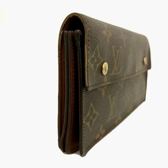 Authentic Louis Vuitton LV Monogram Porte Feuille Accordion Bifold Long Wallet - Picture 3 of 8